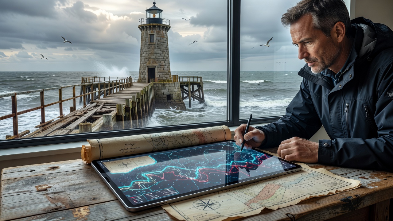 Digitized Coastal Charts Guide Preservation Efforts Against Erosion at Aging Waterfront Landmarks